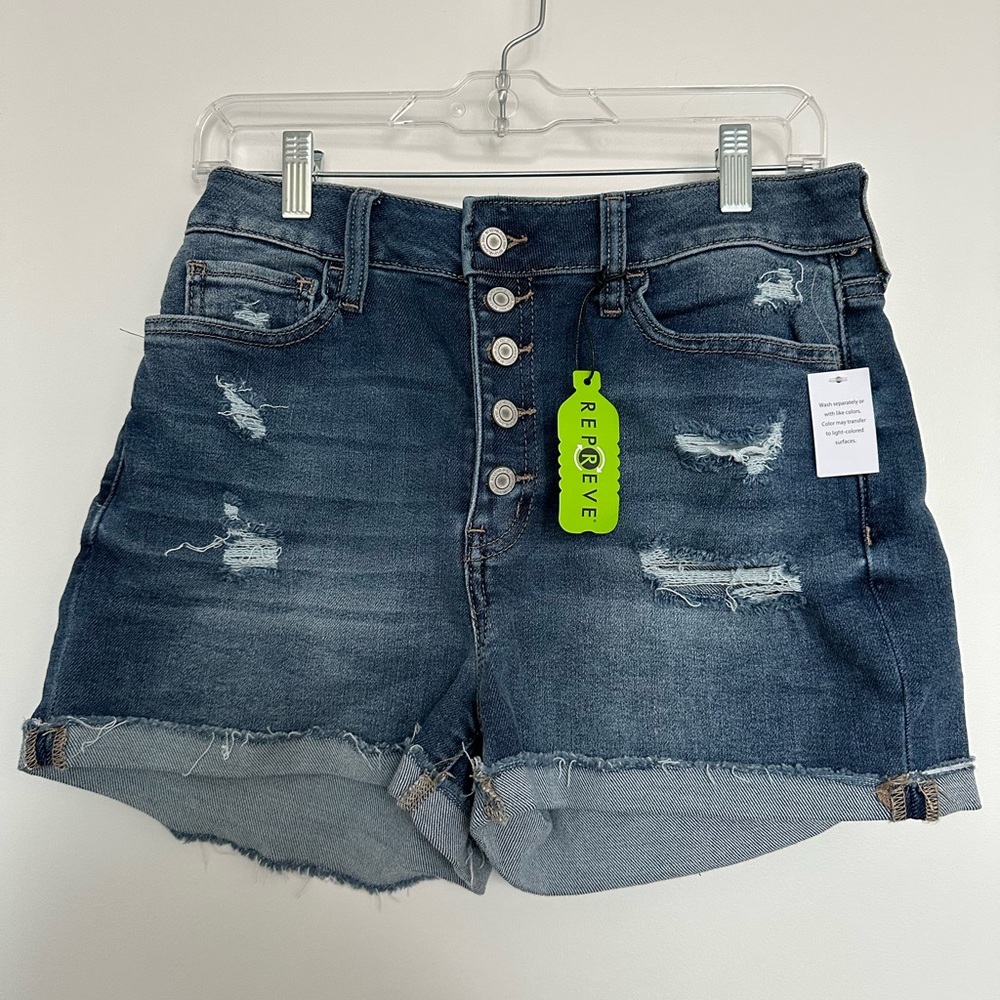 Jean Shorts with zipper fly size 11/30w
